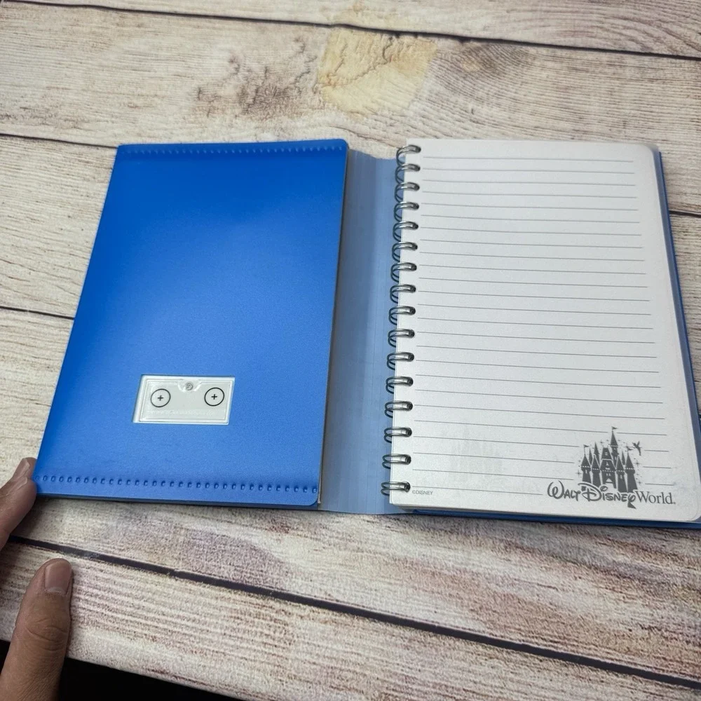 Disney World Parks Magic Kingdom Light-up Castle‎ And Tinkerbell Notebook